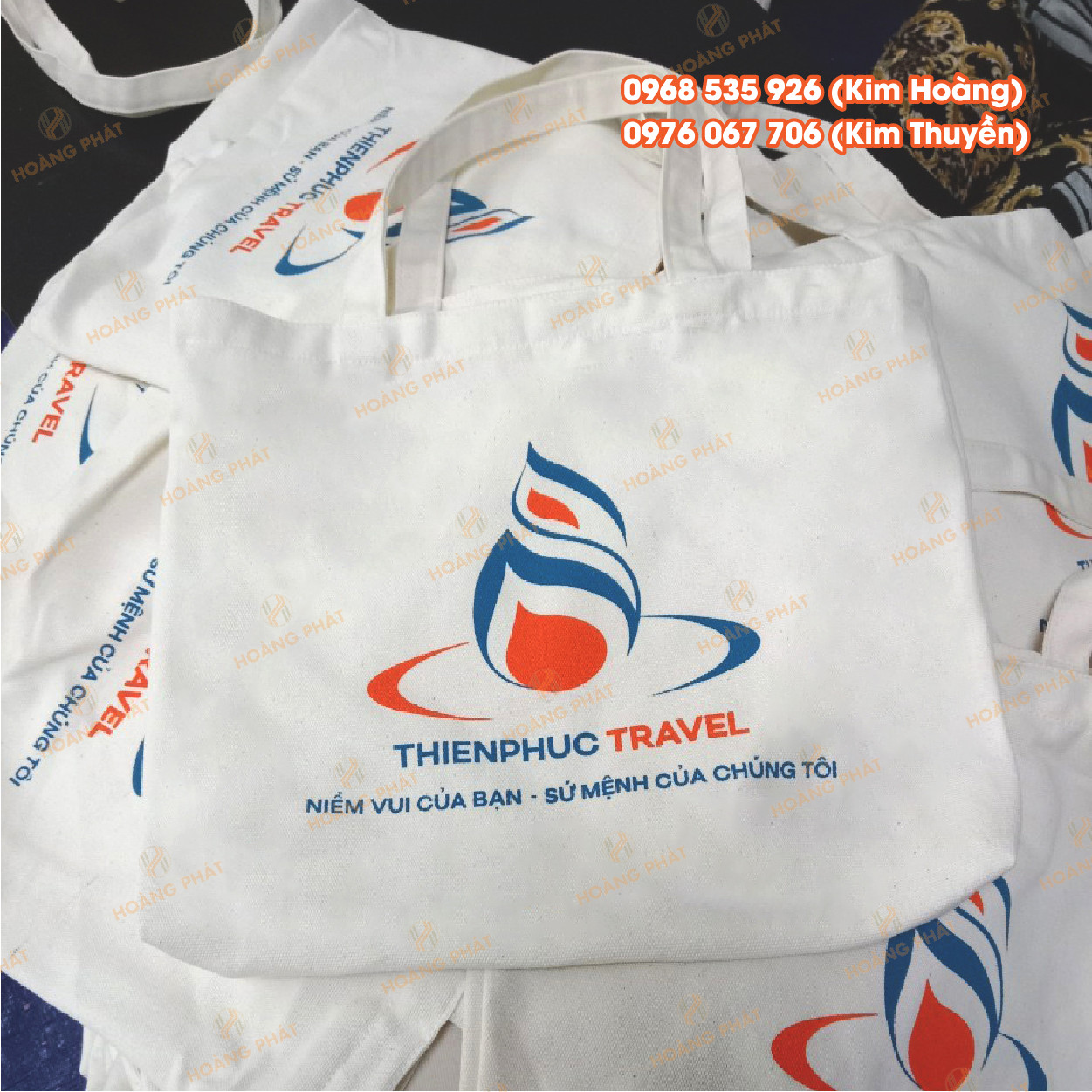 Túi đeo chéo canvas cỡ lớn 23 tui canvas co lon thien phuc travel